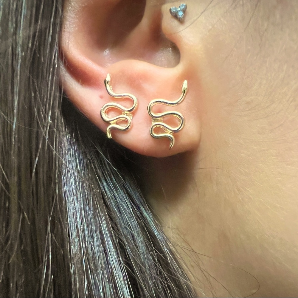 New Mini Snake Earrings